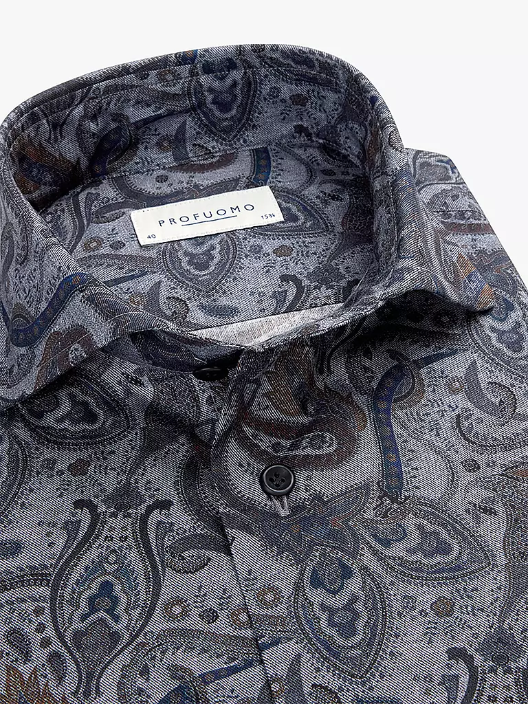 PROFUOMO Hemd Regular Fit  blau