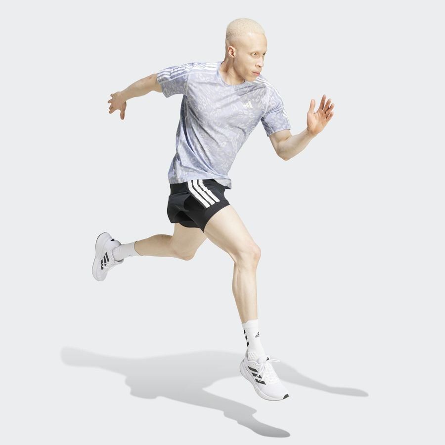 Adidas T-shirt 3 bandes Own The Run CLIMACOOL