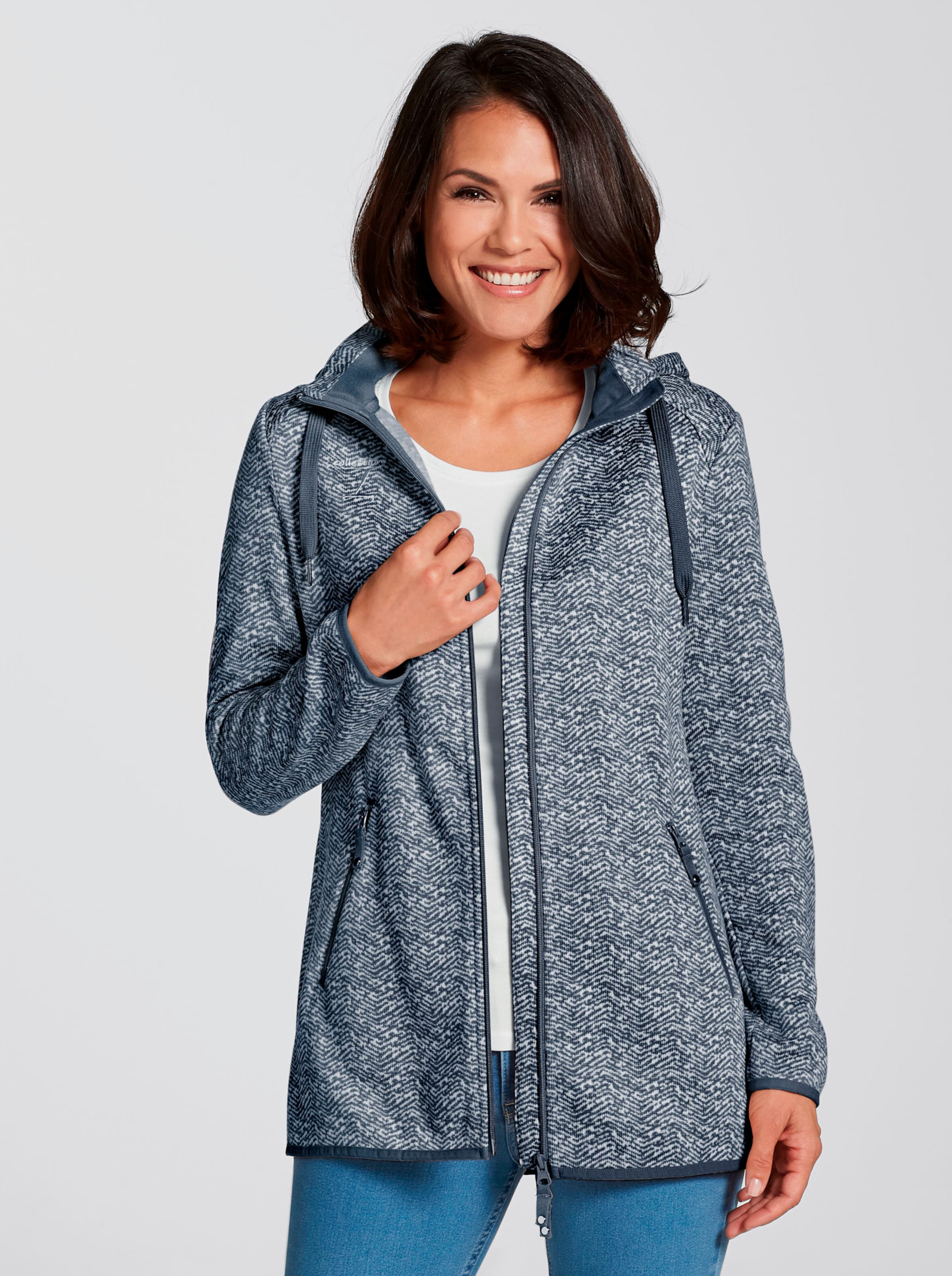 Kapuzenfleecejacke