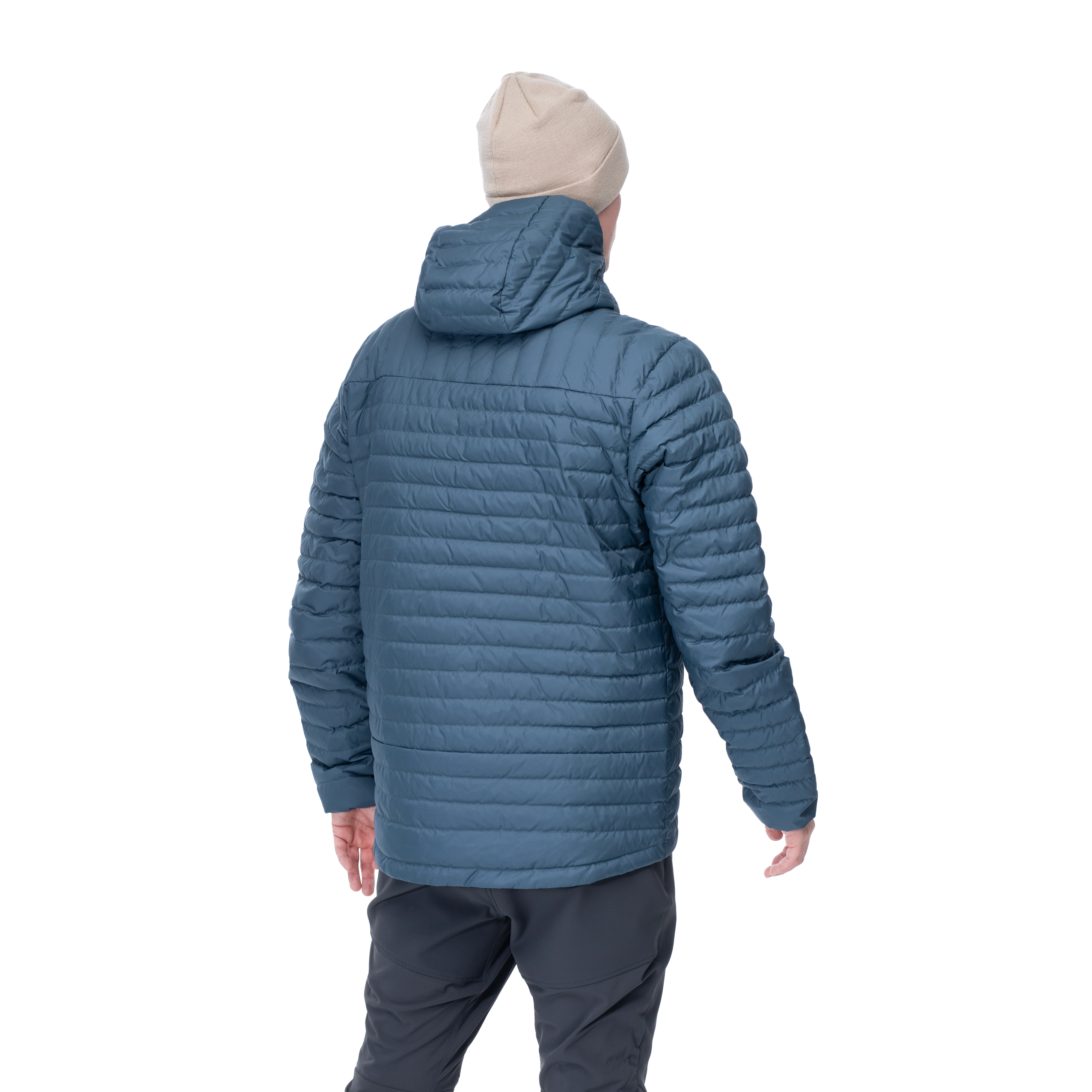Lava Light Down Jacket w/Hood Men Orion Blue