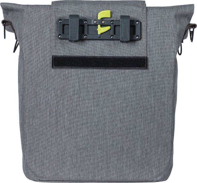 Basil City Fietsshopper Enkele fietstas Grijs 16 Liter
