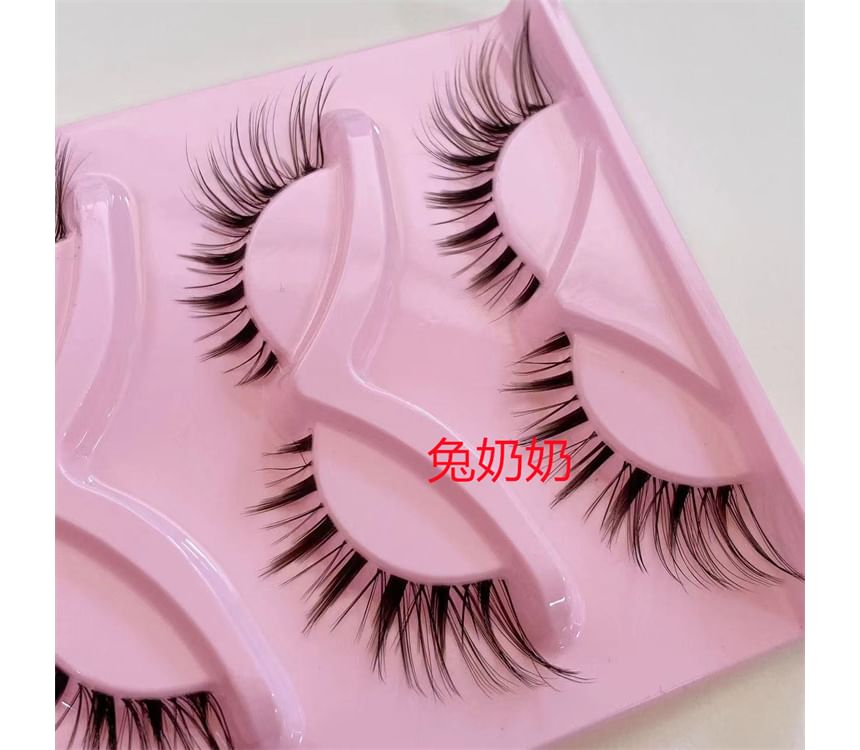 Mogugu - Set van 5 paar: Fox Eye Spiky valse wimpers