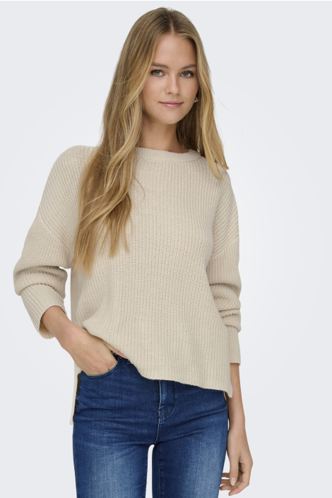 Only beige dames trui