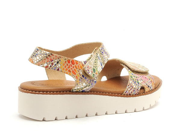 Eva frutos nu pieds plats femme 3265 multicolore