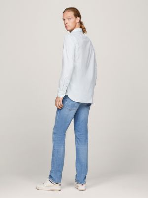 Camisa Oxford com Listras Flex da Coleção 1985