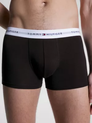 Conjunto com 3 Cuecas Boxer com Cós Elástico e Logo Essencial