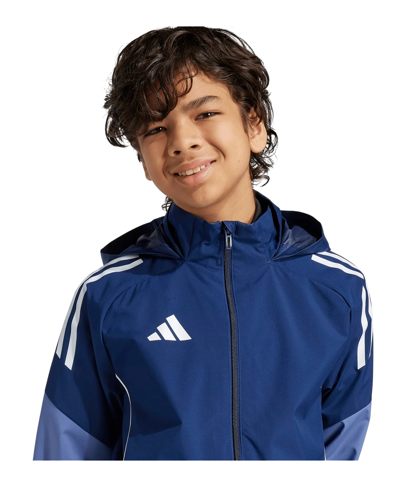 adidas Tiro 25 Competition Regenjacke Kids Blau