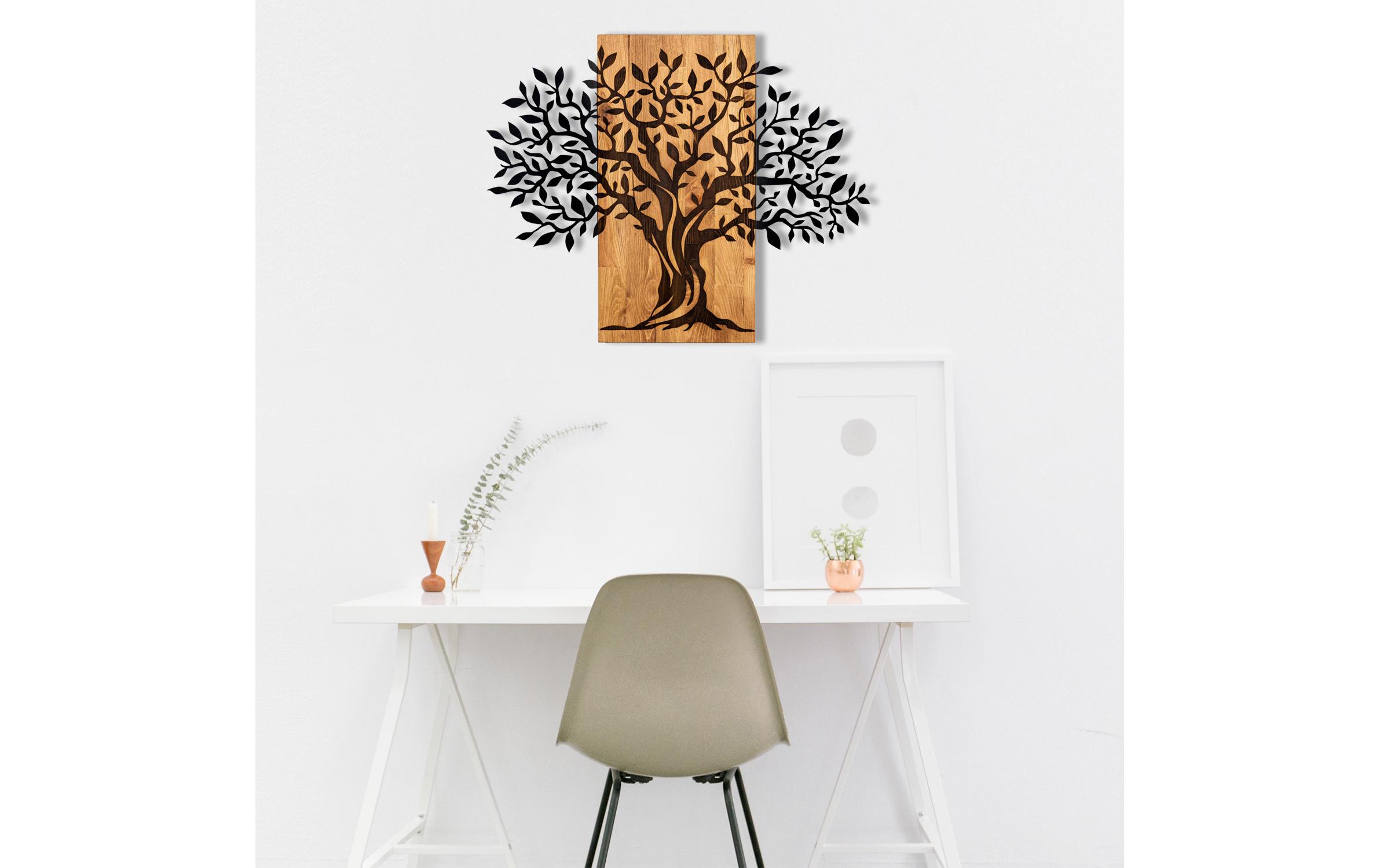 Wanddekoration Tree 72 x 58 cmMetall-Wand-Accessoire