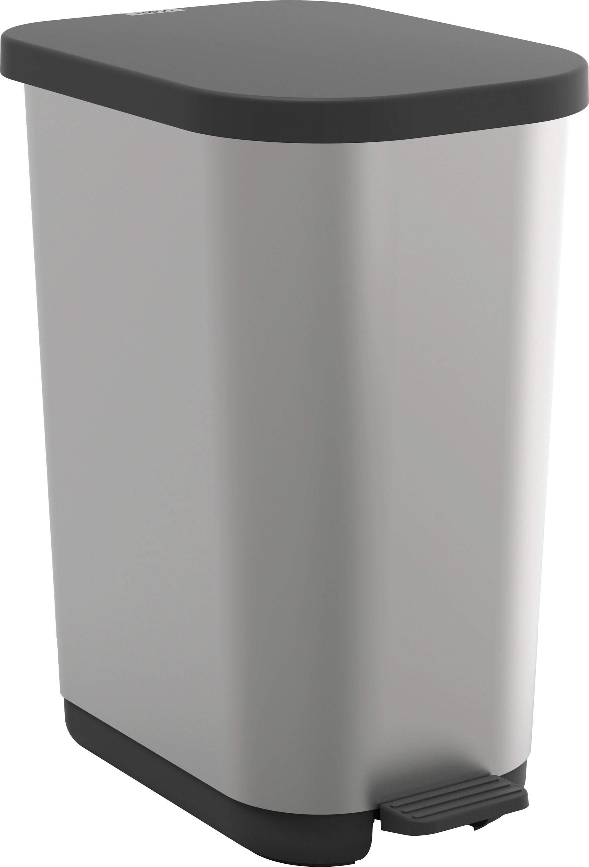rotho Treteimer RIBO 35 Liter IML Silber