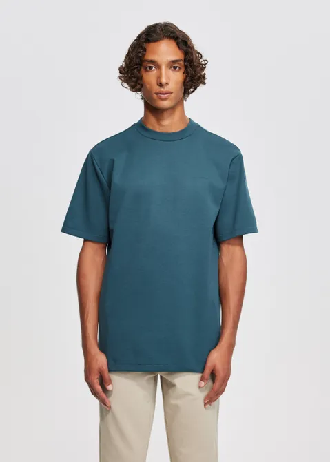 Staff t-shirt blauw (PETROL)