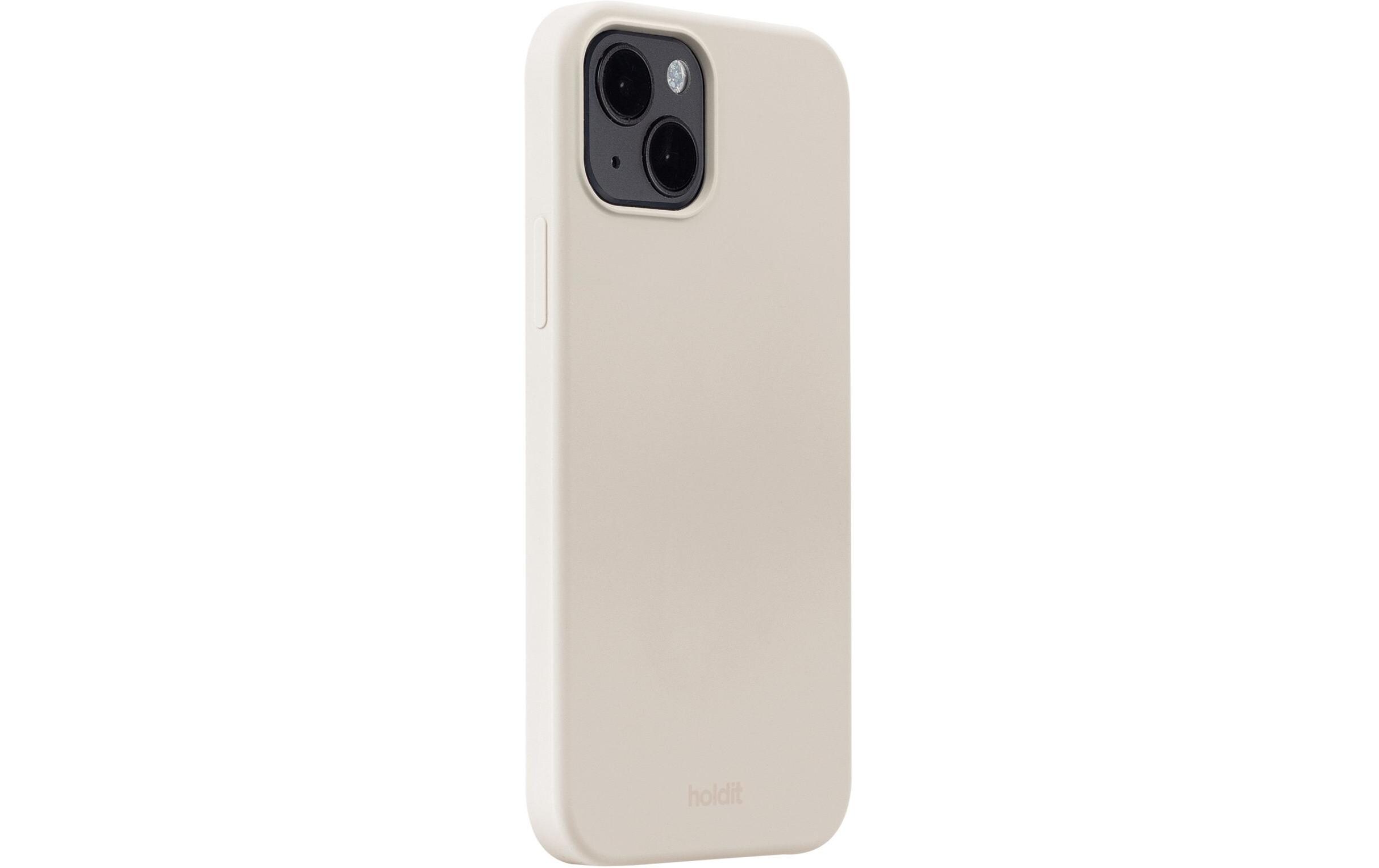 Back Cover Silicone iPhone 15 Plus BeigeModerne Handyhülle aus ultradünnem und griffigem Silikon für das Apple iPhone 15 Plus