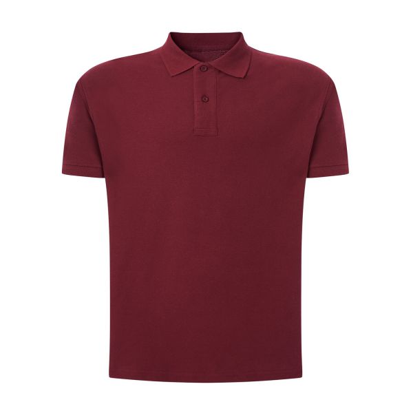 FYL Polo Regular 100% Algodão Homem Bordeaux L - POPOL462