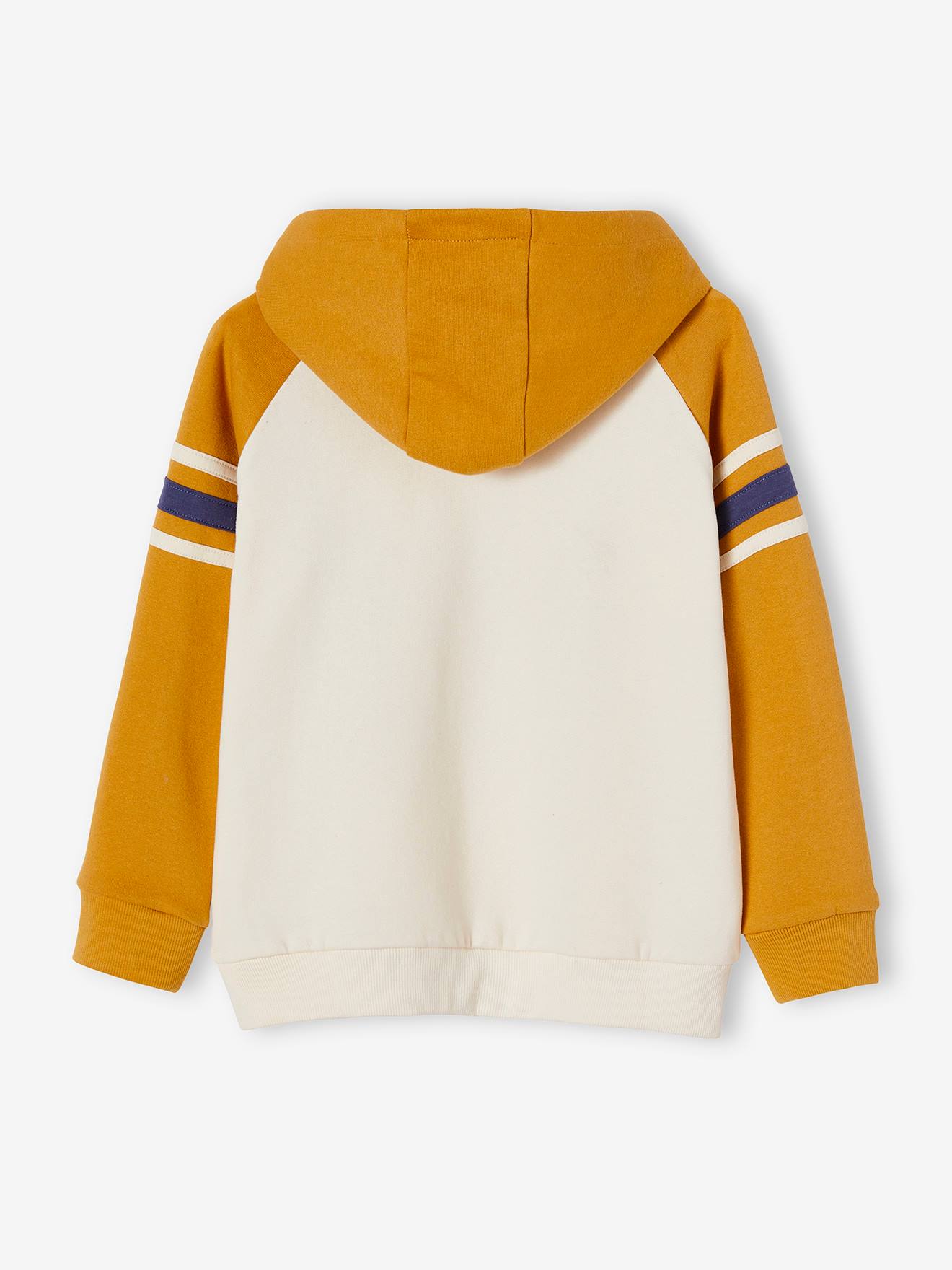 Moletom azul com estampa gráfica e mangas raglan para meninos