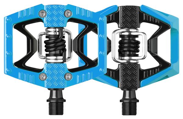 Paire de Pédales CRANKBROTHERS Double Shot 2 Bleu/Noir