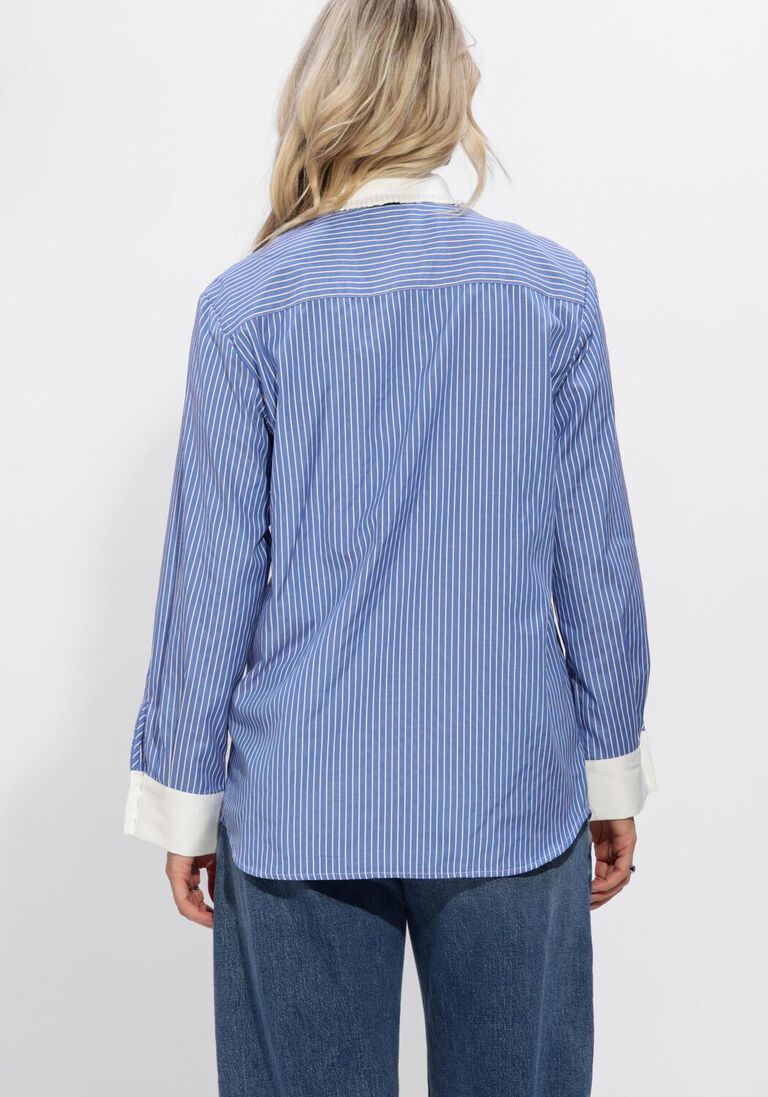 blauwe bruuns bazaar blouses borassusbbziana shirt