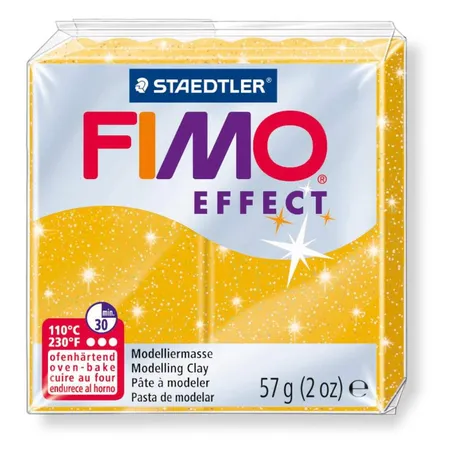 STAEDTLER® FIMO® effect Normalblock, 57 g, gold glitter