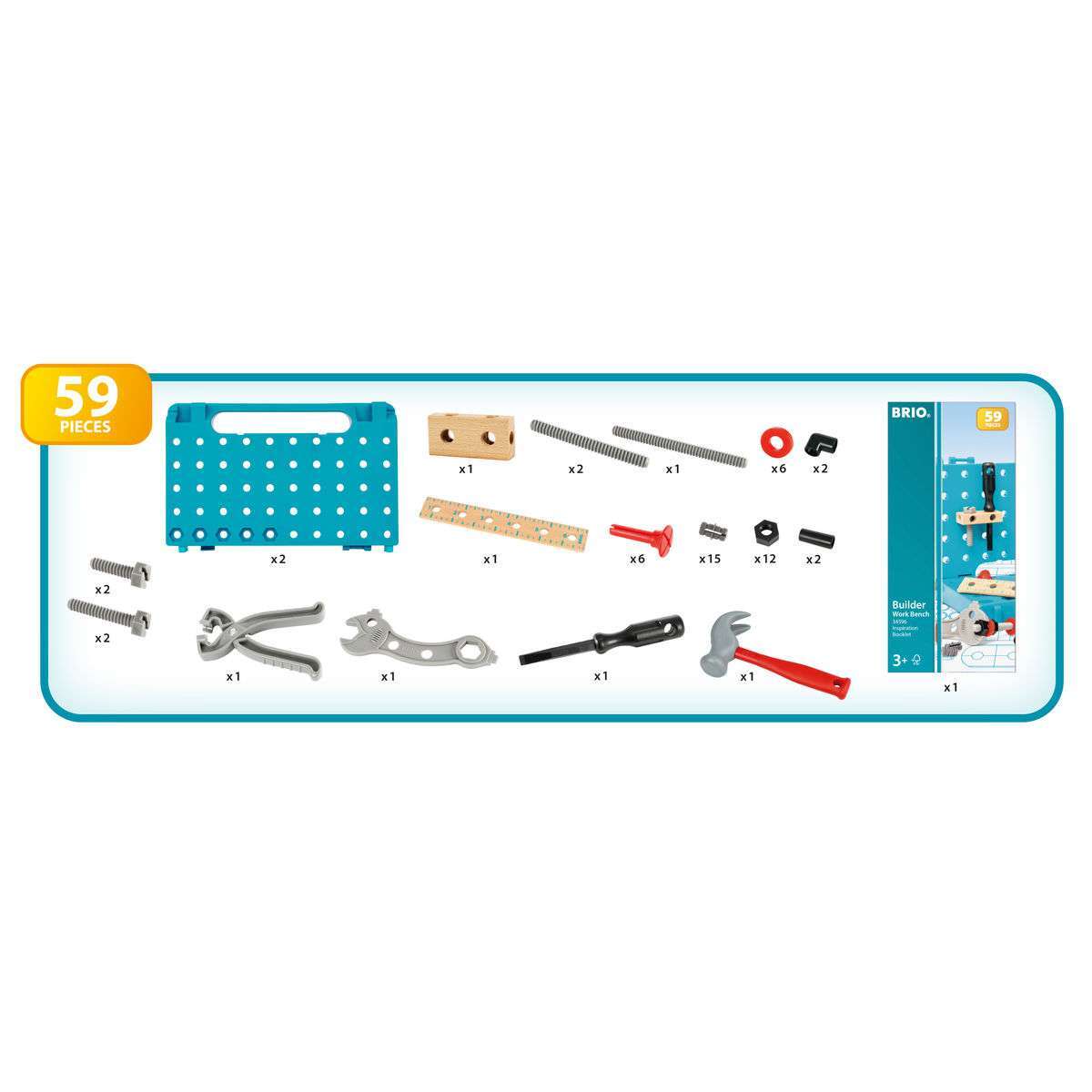 BRIO Spiel Builder Werkbank-Koffer