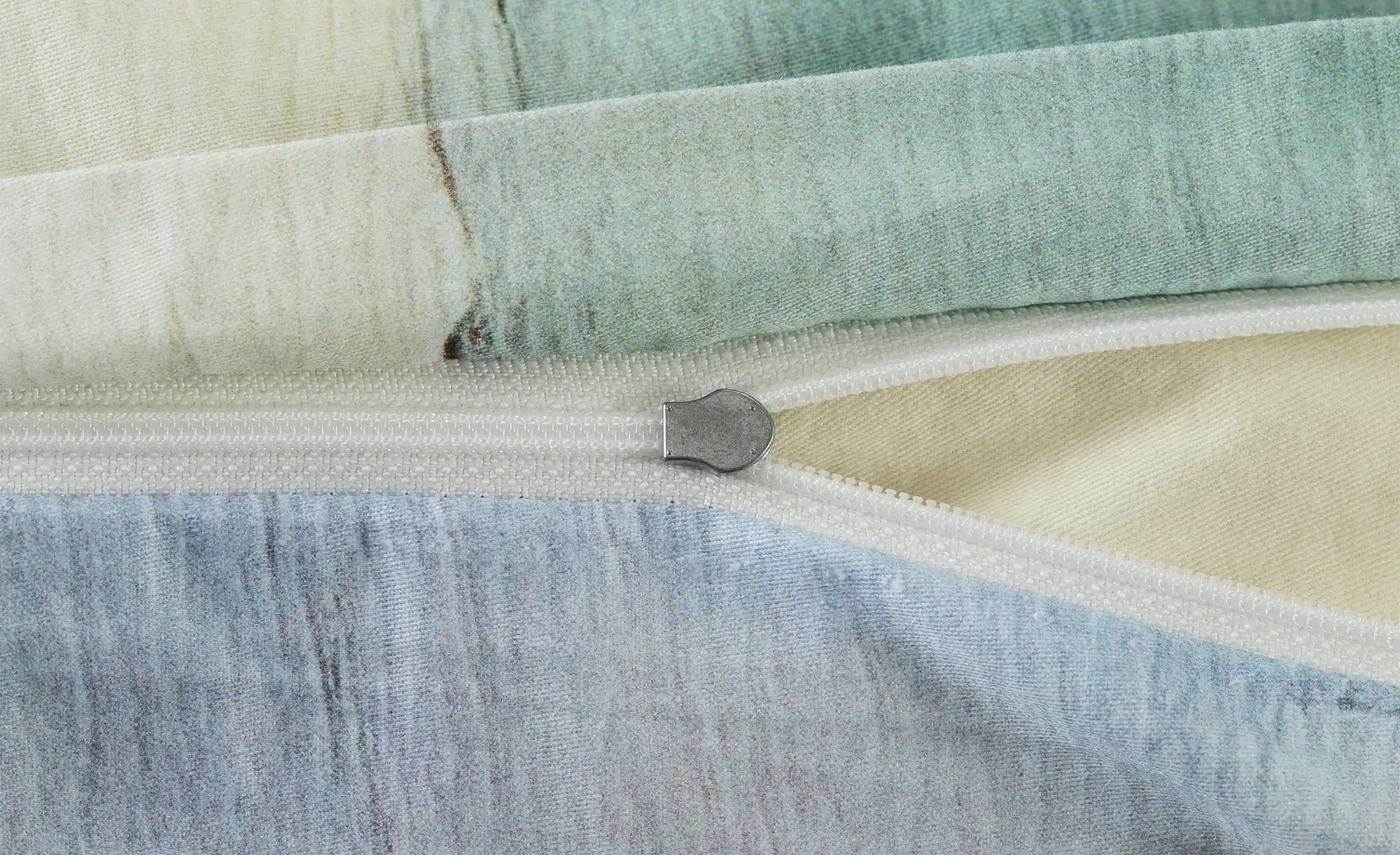 indigo Mako-Satin Bettwäsche Square
