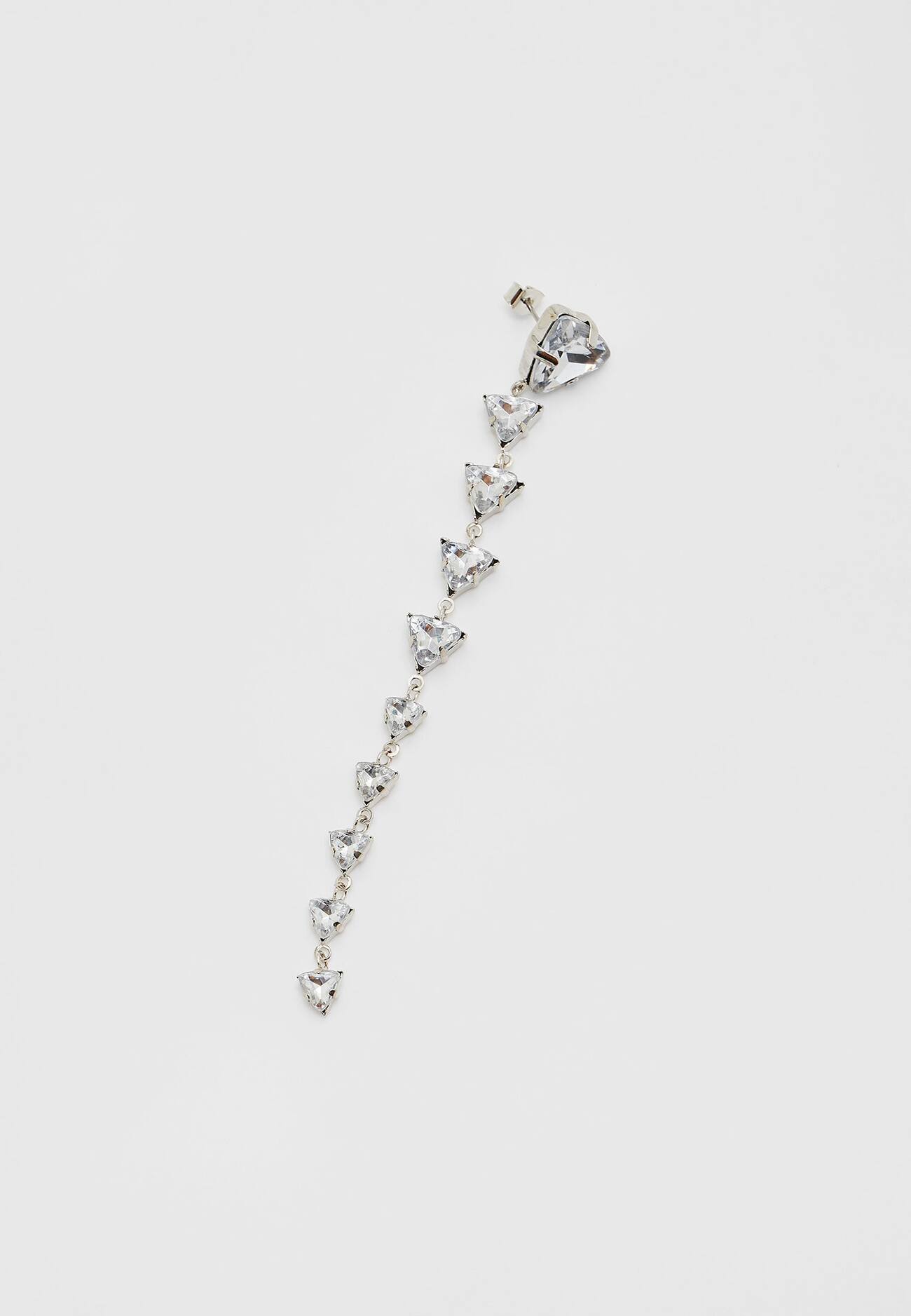 Brincos de strass ombré