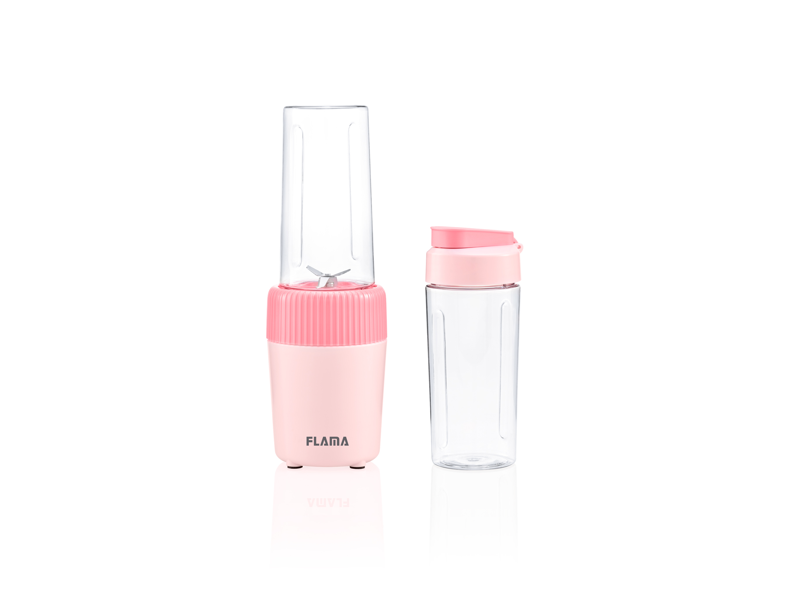 LIQUIDIFICADORA FLAMA 2223FL TO-GO CHERRY PINK 300W 0.6 L