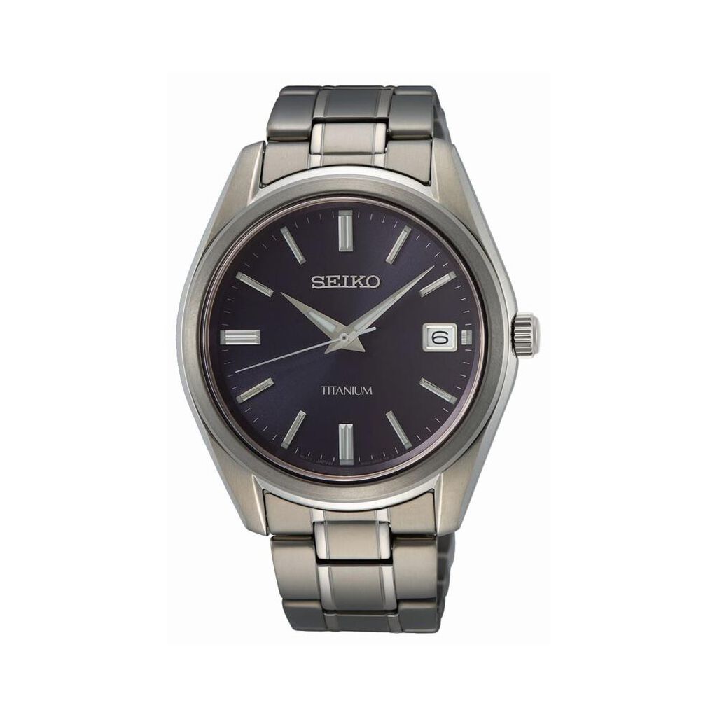 Montre Seiko Classique Titane Noir