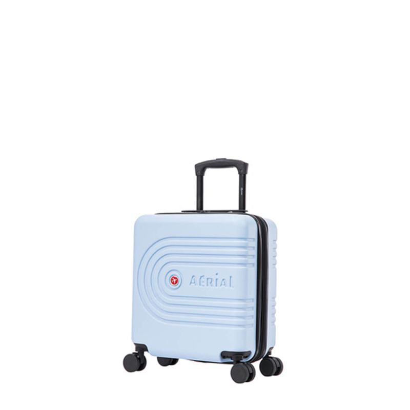Valise underseat rigide Déclic Extensible 45 cm Bleu clair
