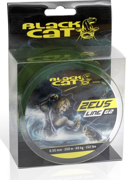 Tresse Black Cat Zeus Line G2 Verte (250m)
