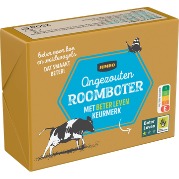 Jumbo Ongezouten Roomboter 250 g