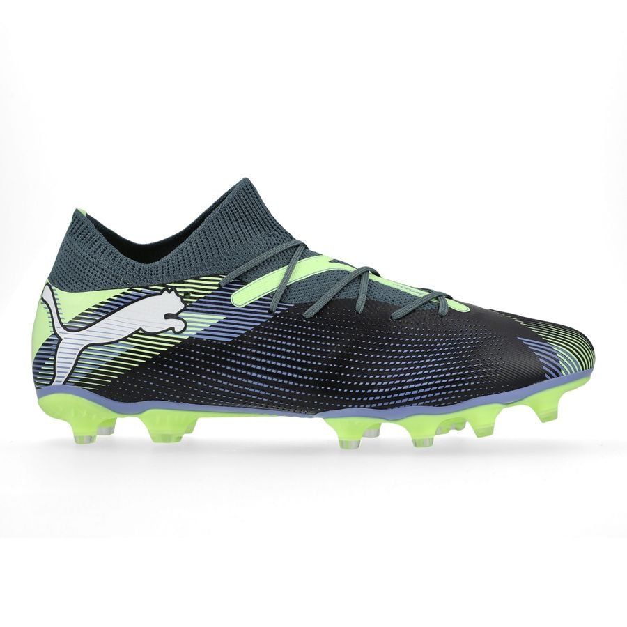 PUMA Future 7 Match FG/AG Lights Out - Gray Skies/Blanc/Fizzy Apple Femme