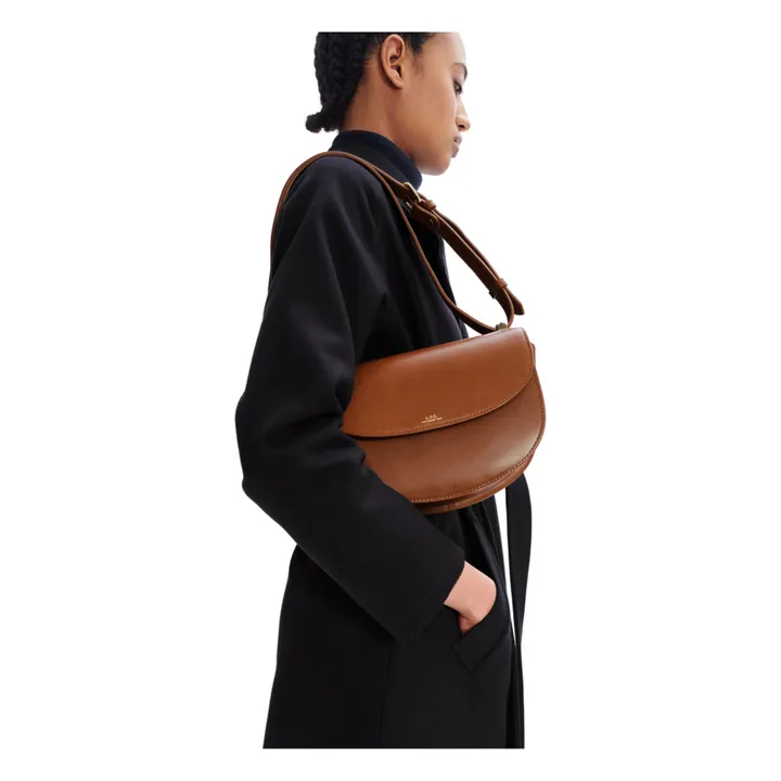 A.P.C. Sac Genève Cuir Lisse | Noisette