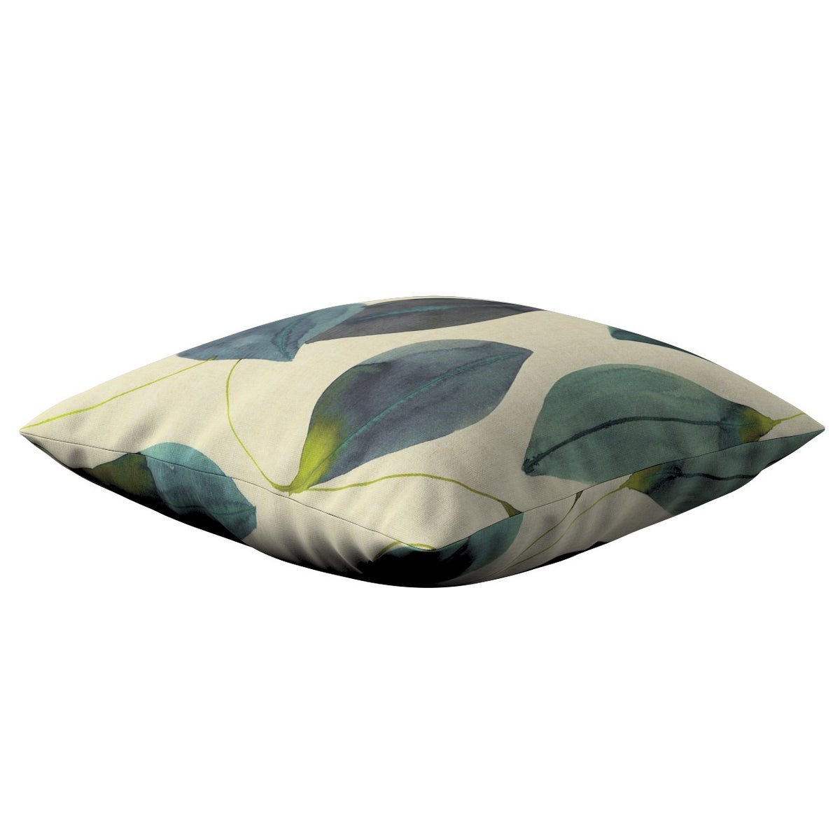 Kussenhoes Abigail, groen en beige, 43x43 cm