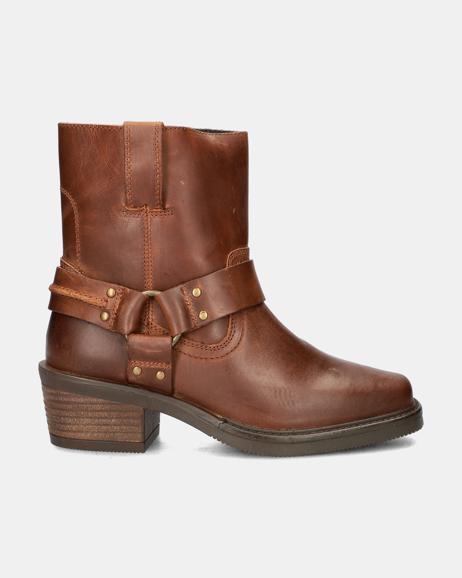 Nelson Bikerboots  - cognac