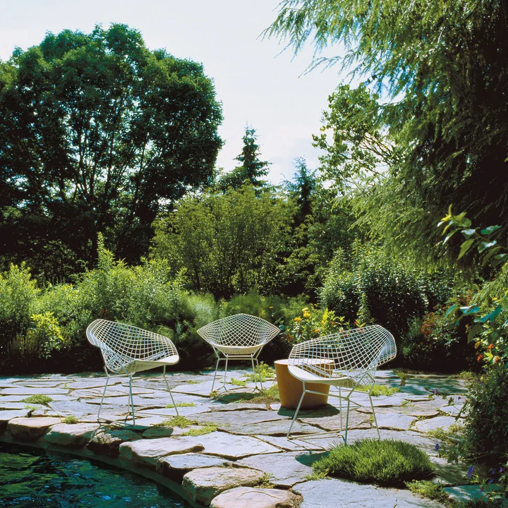 Knoll - Bertoia Diamond Outdoor-Sessel, schwarz