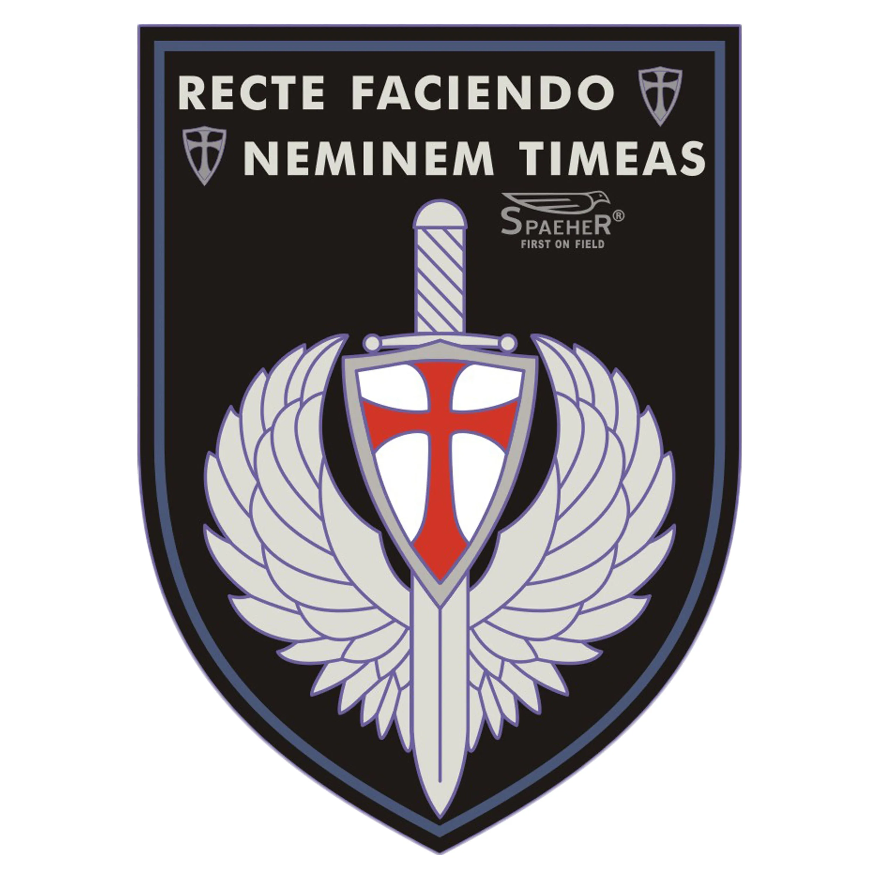 Jackets To Go -  JTG 3D Patch Recte Faciendo Neminem Timeas