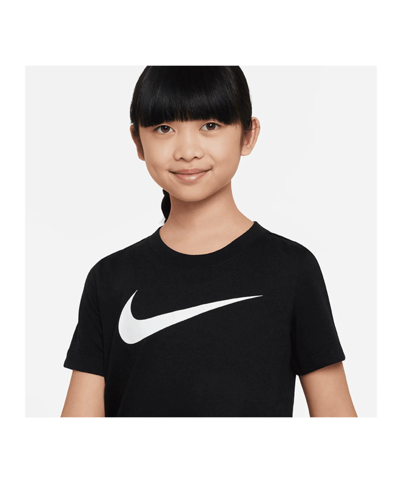 Nike Park 20 Swoosh T-Shirt Kids Schwarz F010