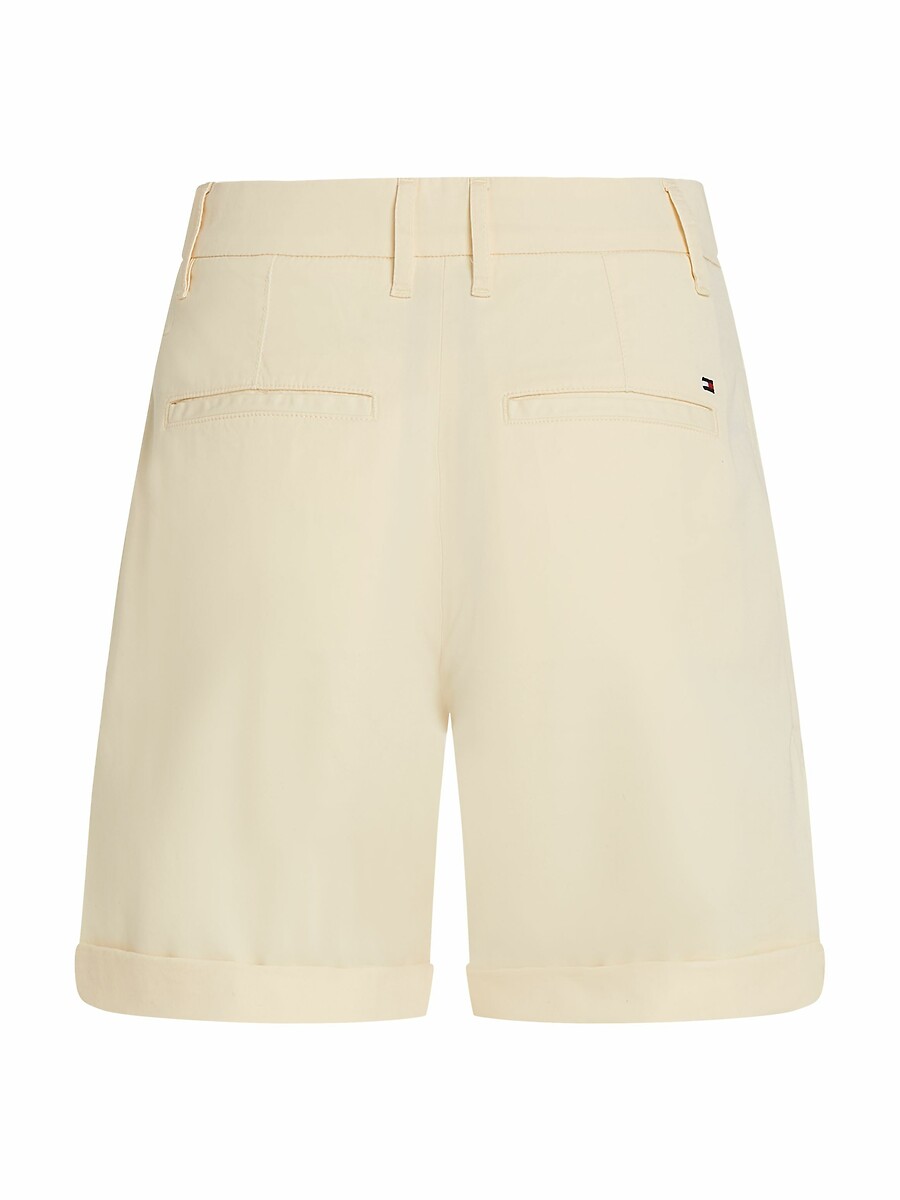 TOMMY HILFIGER<br>Shorts chino em mistura de algodão elástico
