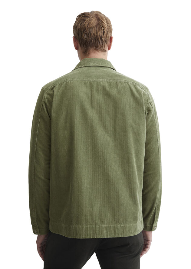 Marc O’Polo Overshirt with bowling collar, bott Victorian mist