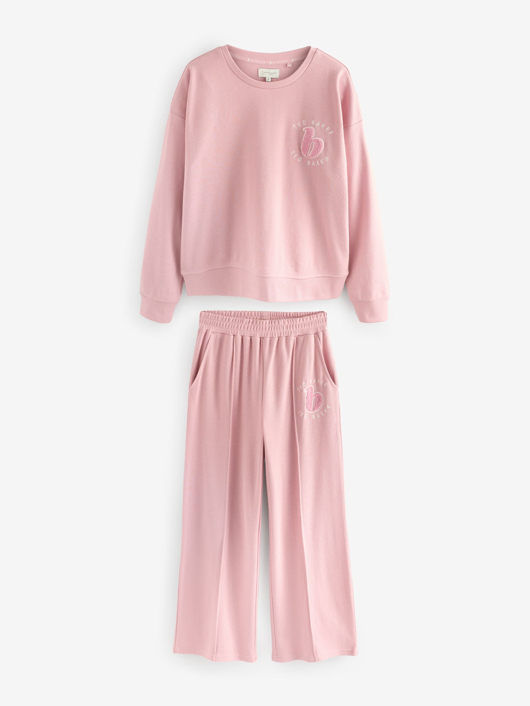 Roze - B by Ted Baker Brushed Waffle Cotton Blend Pyjamas