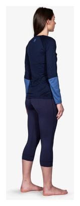 Maillot Manches Longues Femme AYAQ Mefonna Merinos Blue Slate Bleu