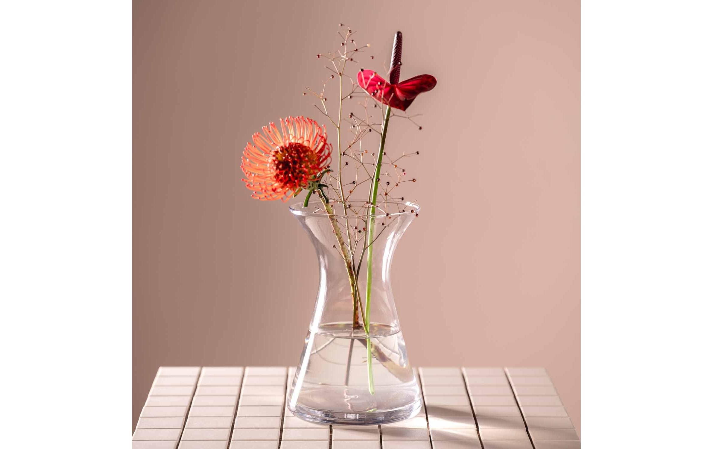 Vase Gia 23 cm, TransparentSolifleurvase