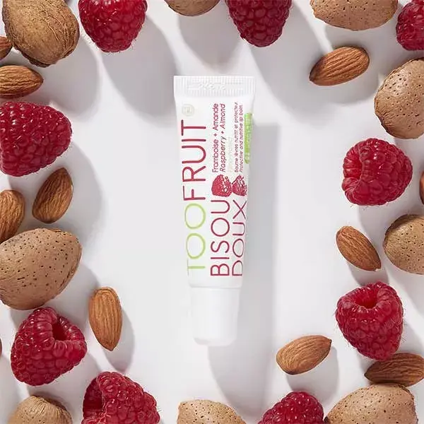 Bálsamo Labial Infantil Toofruit Soft Kiss Framboesa Amêndoa Orgânico 10ml