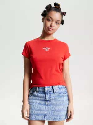 Camiseta Slim Fit com Logo Essencial