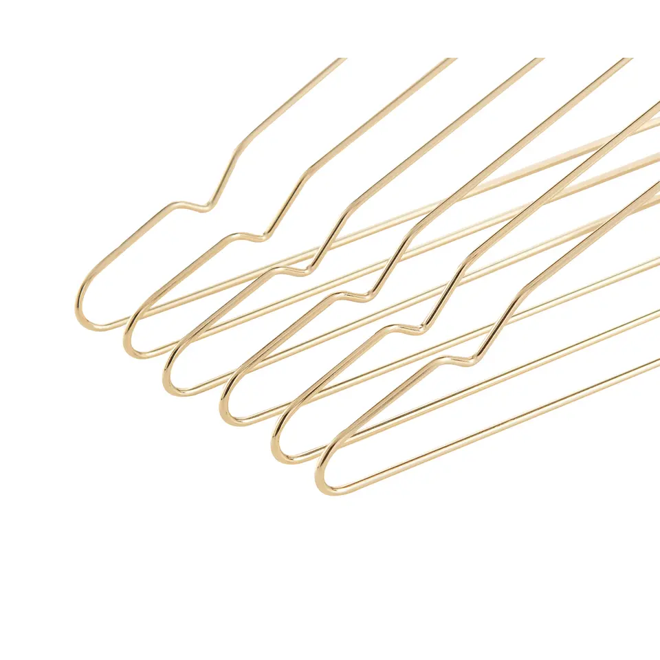 20 Metalen Kleerhangers, Ultra-dunne en Ruimtebesparende Kledinghangers, Goud