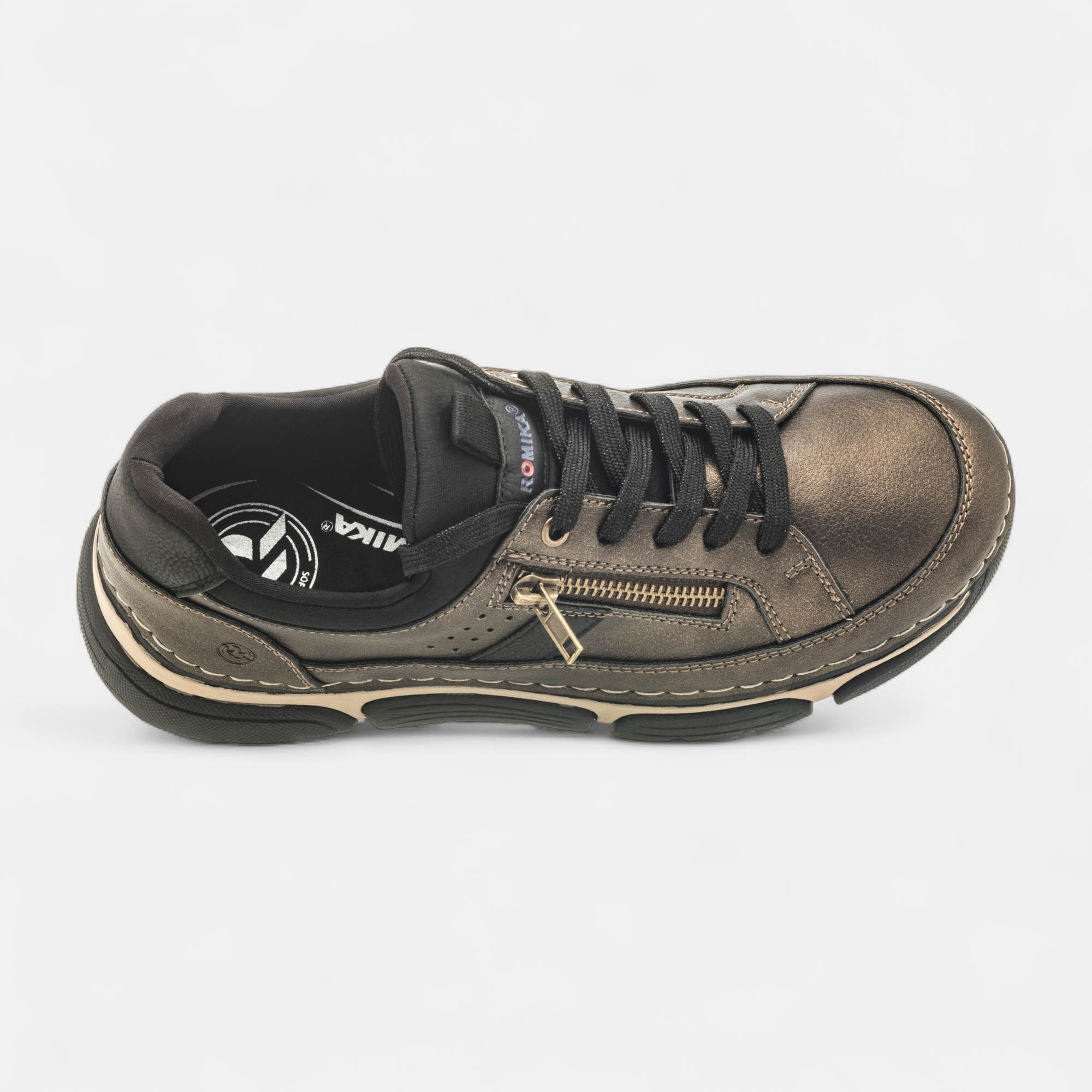 Baskets basses Femme bronze