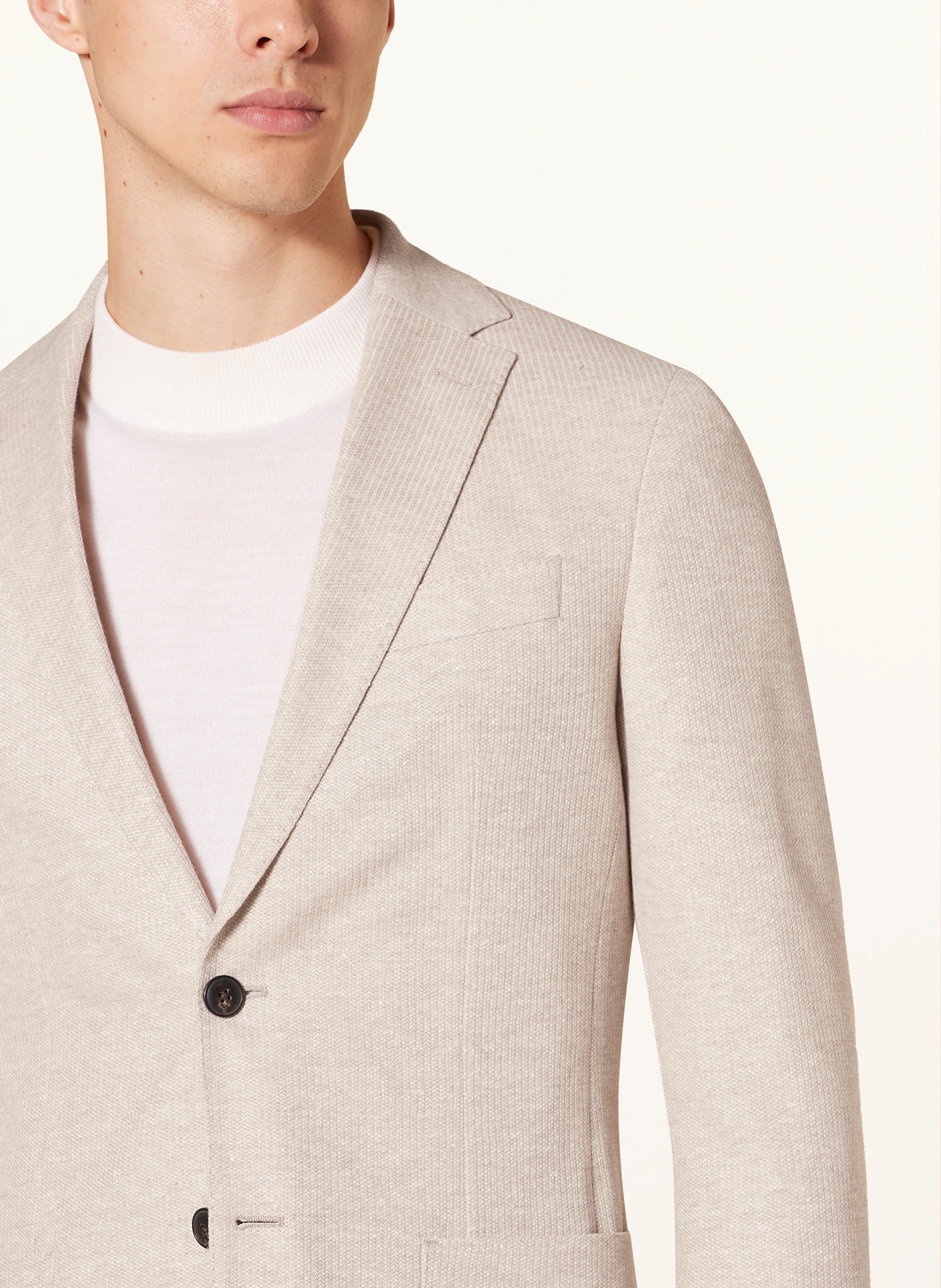 HACKETT LONDON Jerseysakko Extra Slim Fit mit Leinen