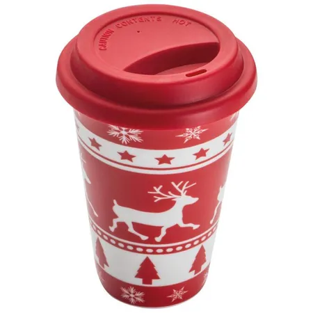 Macma Trinkbecher mit Weihnachtsdesign, 400 ml