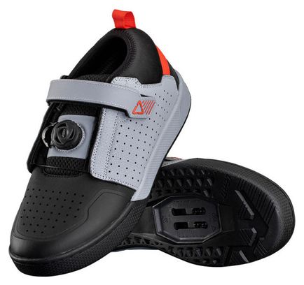 Chaussures Leatt 4.0 Pro Clip Gris