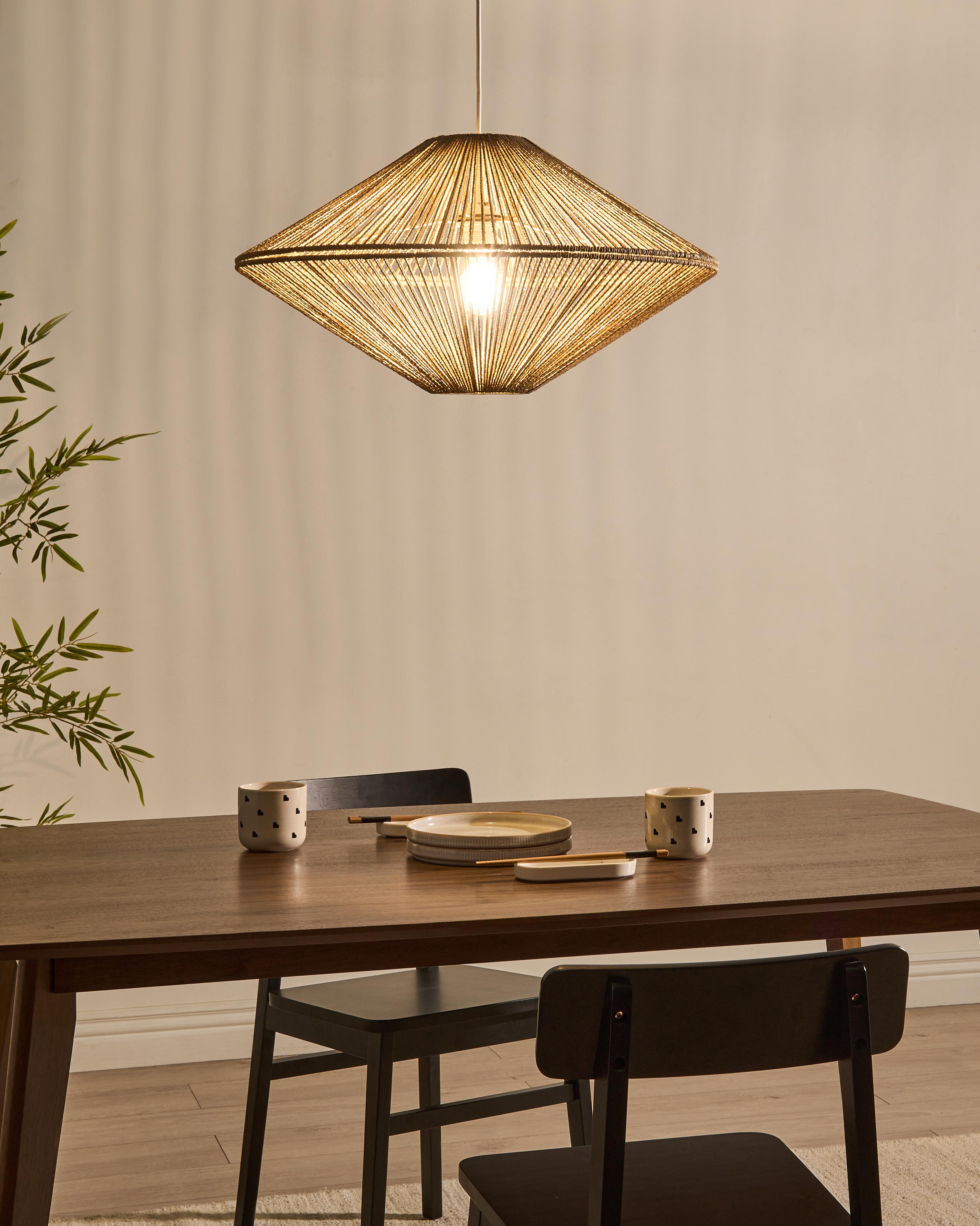 Hanglamp CAVES Papierkoord Natuurlijk