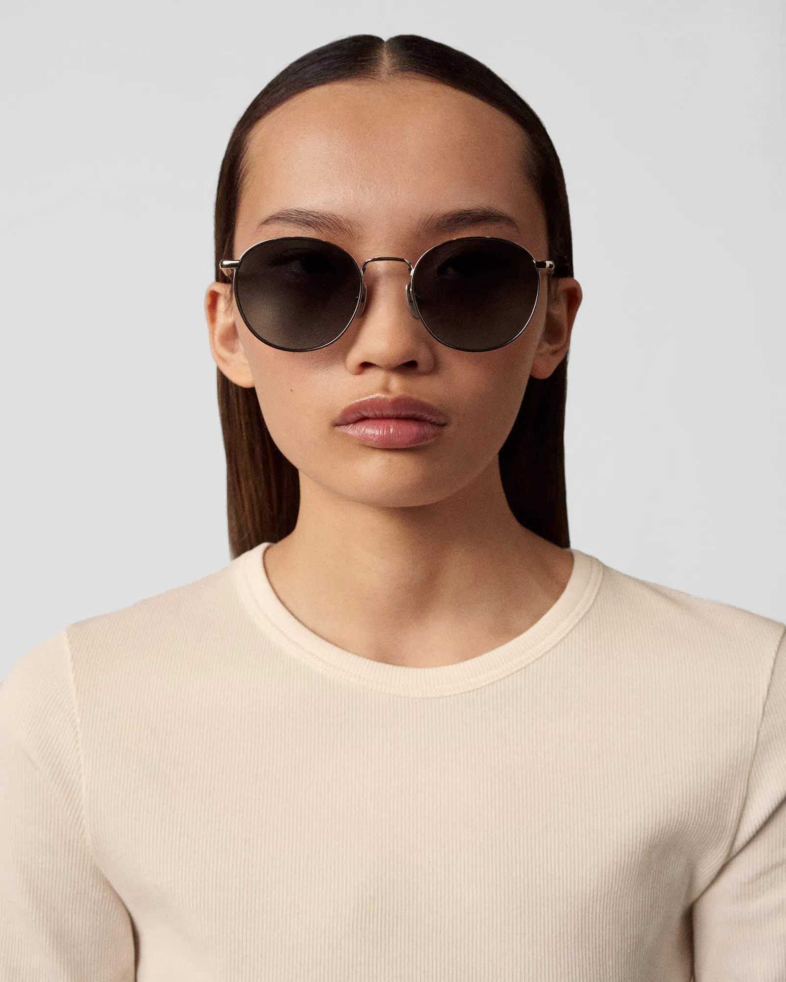 Chimi Eyewear ROUND GREY P SUNGLASSES