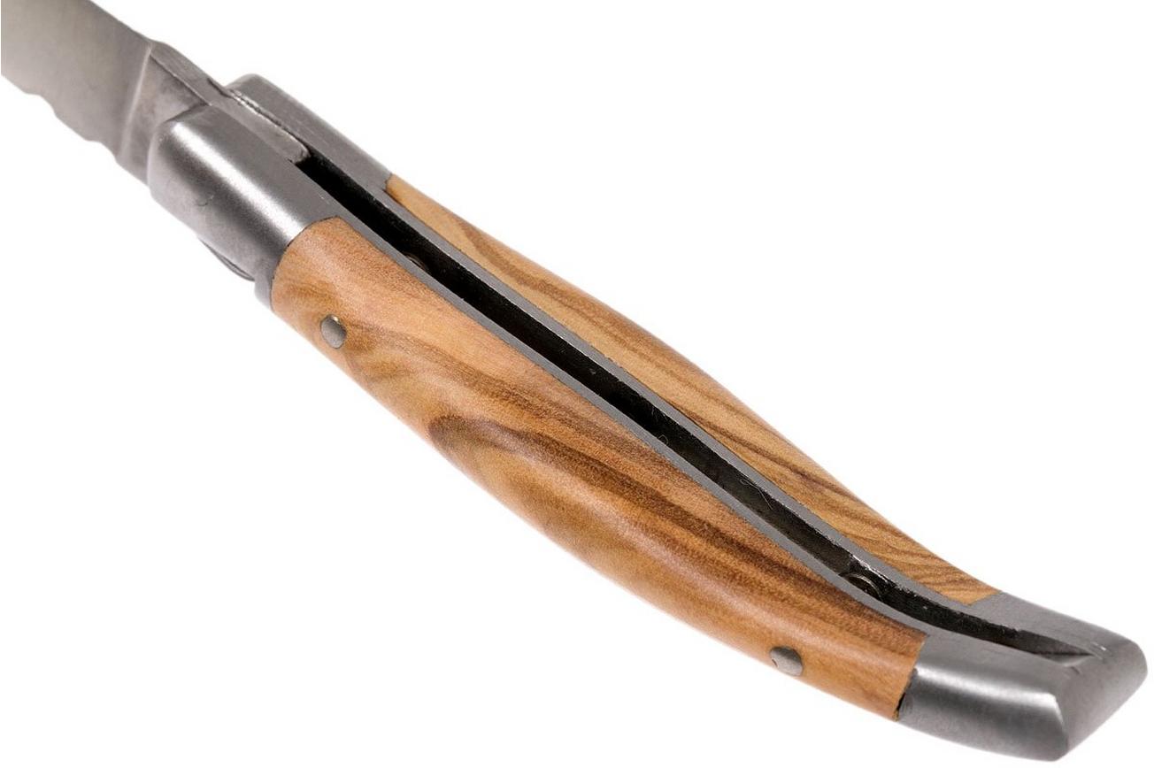 Laguiole en Aubrac zakmes 7 cm olijfhout, L0207OLI-SSB1